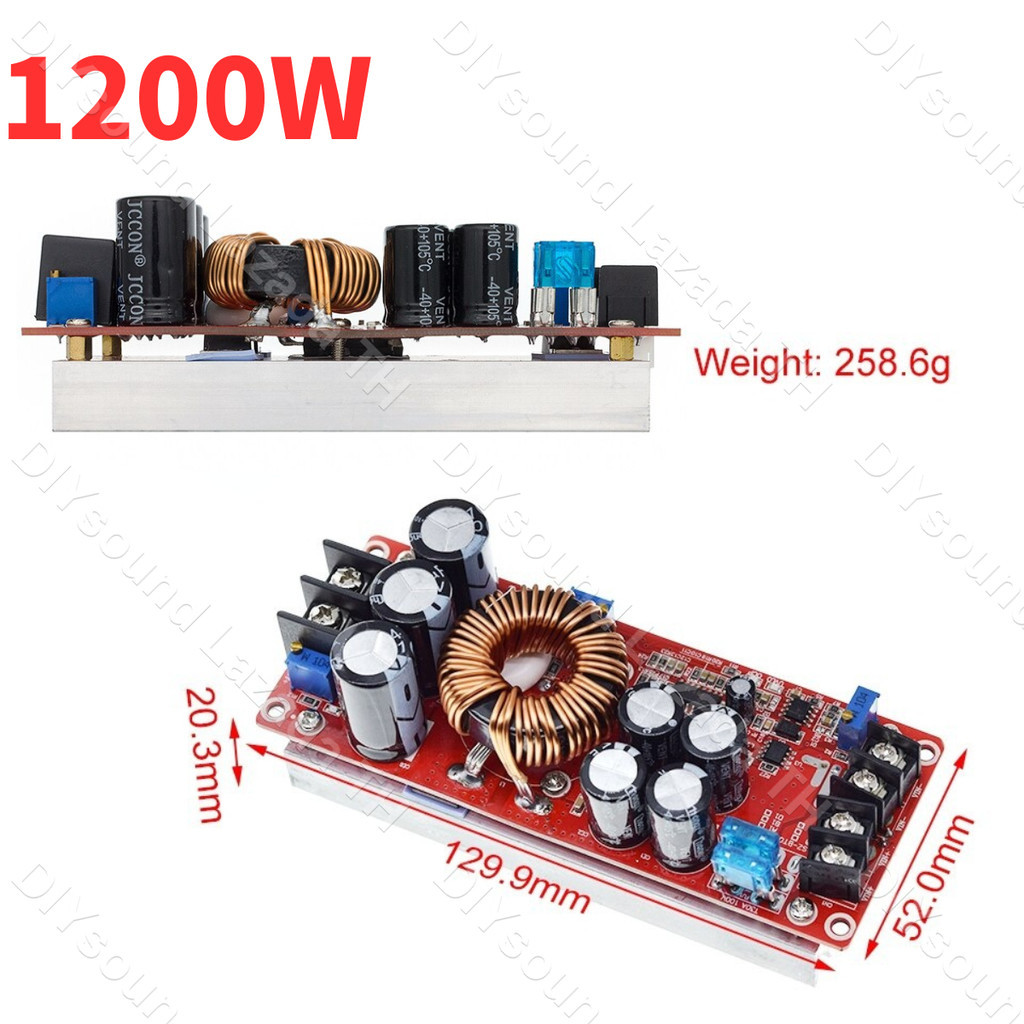 🇹🇭🇺🇸สเตปอัพ 1200W-1500w  20A สเต็ปอัพ step up dc สเต็บอัพ เสต็ปอัพ โมดูล สะเต็ปอัพ🇺🇸🇹🇭❤️