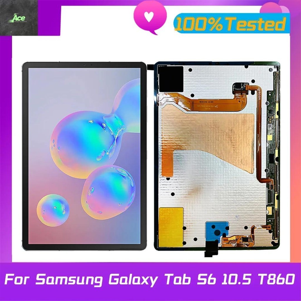 จอแสดงผล LCD คุณภาพสูงสําหรับ Samsung Galaxy Tab S6 SM-T860 SM-T865 T867 SM-T865N T867V T867U T867R4