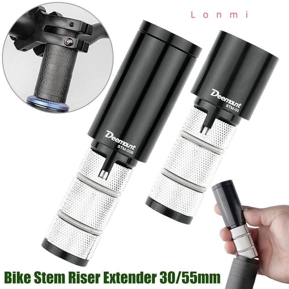 Lonmi จักรยานส้อม Stem Extension อุปกรณ์เสริมจักรยานจักรยานอะแดปเตอร์ขยายจักรยานซ่อน Handle Booster ส้อม Stem Extension Riser ส้อมซ่อน Riser