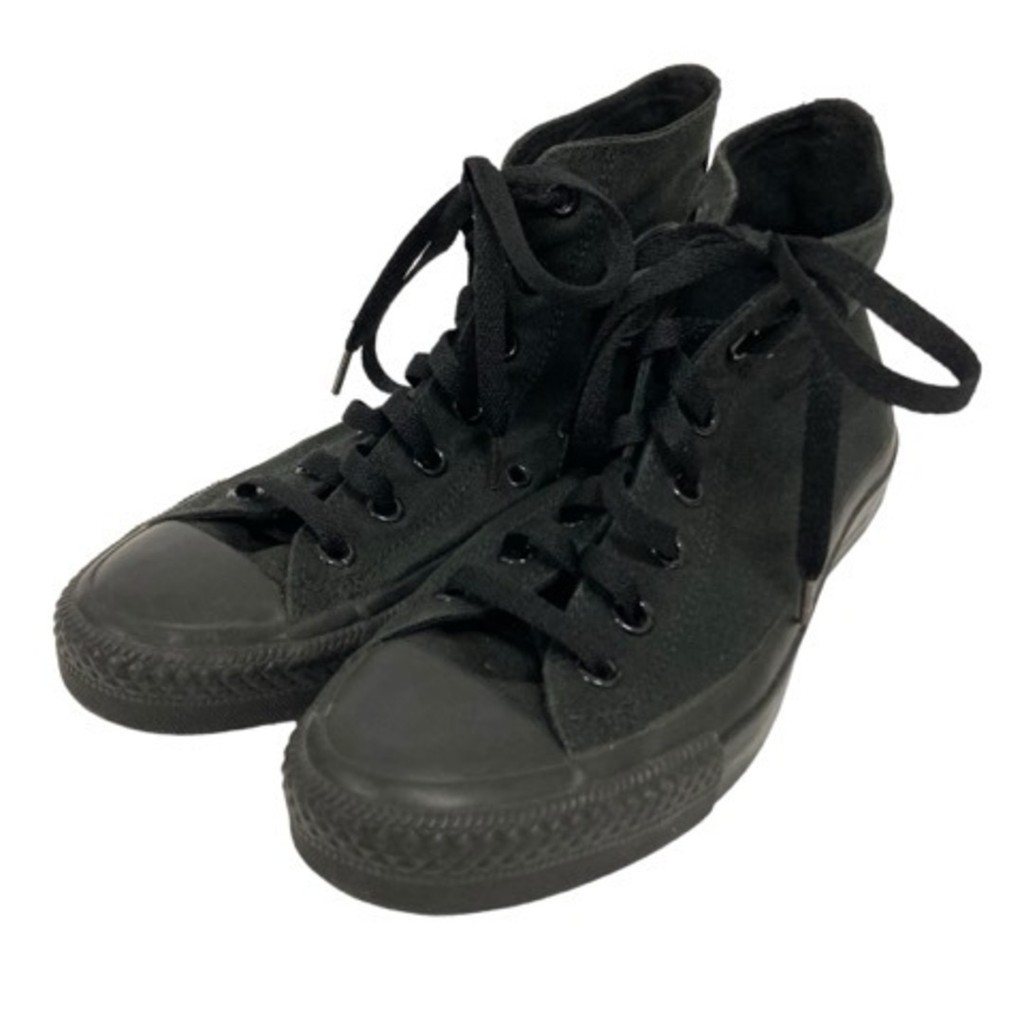Converse CONVERSE All Star High Top Sneakers Plain Black Direct from Japan Secondhand