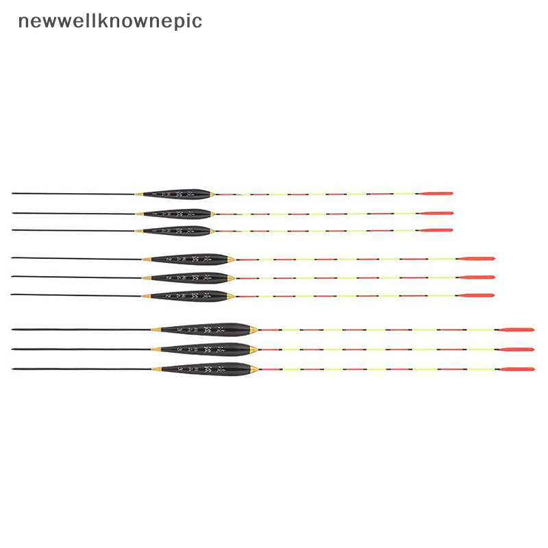 Newwellknownepic ตกปลาลอยไม ้ เรืองแสงความไวสูง Bobber Luminous Float Marked Bold Fishing Light Float อุปกรณ ์ ตกปลา TH