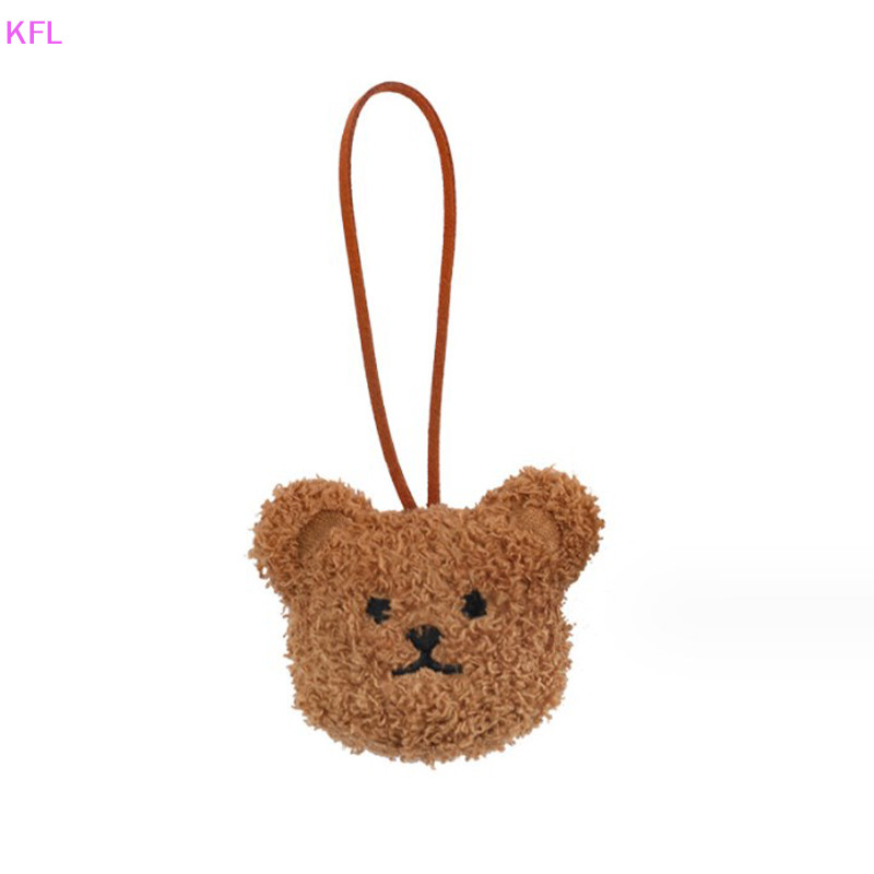 (KFL) น่ารักตุ๊กตาหมีพวงกุญแจการ์ตูนสัตว์รูปอนุบาลชื่อแท็กพร้อมพวงกุญแจสําหรับผู้หญิงสาวเด็กกระเป๋าสตางค์กระเป๋านักเรียนเครื่องประดับขายร้อน