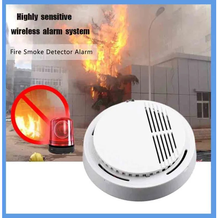 สัญญาณเตือนควัน Allround Smoke Fire Detector Home Hotel Apartment Commercia Fire Early Warning