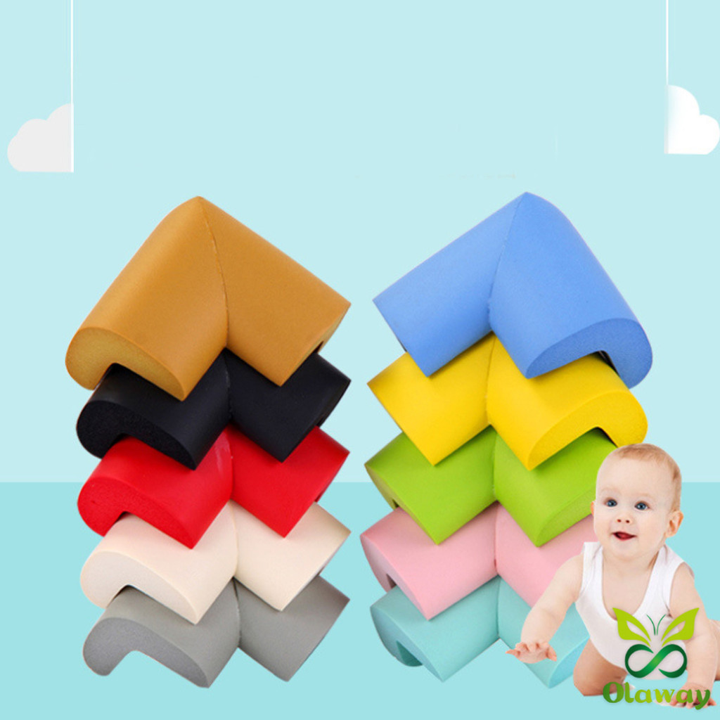 Olaway แถบป้องกันการชนกัน  ทรง L  ยางกันกระแทก หนาพิเศษ ปลอดภัยจากสารพิษ Bumper strip