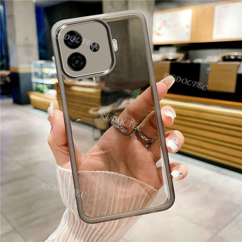 เคส VIVO IQOO Z9 Z9X 5G ใหม่สีบริสุทธิ์บางโปร่งใสปลอก VIVO IQOOZ9 IQOOZ9X IQOO Z 9 Z9 X กันกระแทกนุ่