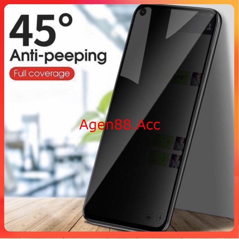 ANTI SPY TEMPERED GLASS 10D FULL COVER Samsung A36 5G / A56 5G / A15 / A25 A35 A55 / A01 / A02 / A02
