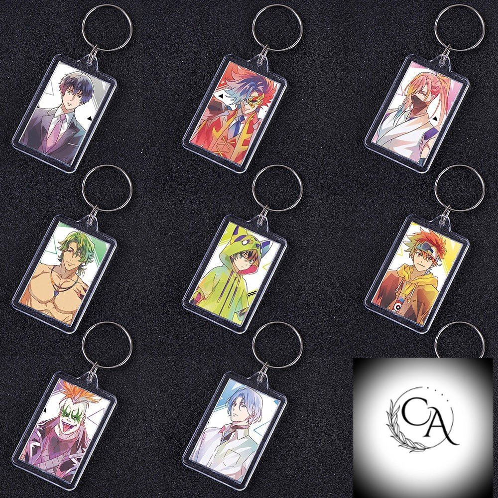 (SQUARE) พวงกุญแจไมก้า PRINTED WITH SK8 The Infinity ver PROM อะนิเมะจิบิน่ารัก