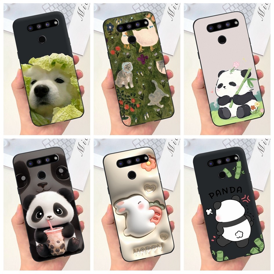 สําหรับ LG V50 Thinq กรณี LM-V450 LM-V500 ปลอกกันกระแทกน่ารักการ์ตูน Slim Matte ซิลิโคนฝาครอบโทรศัพท์สําหรับ LG V50 Thinq กันชน