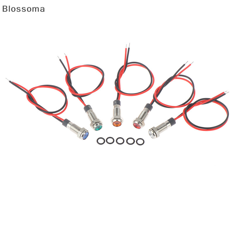 Blossoma P67 กันน ้ ํา 6 มม.led โลหะไฟเตือน 3v 5v 6v 12v 24v 220v ใหม ่