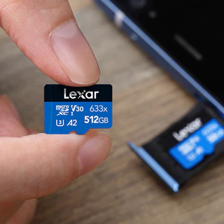 (ส่งด่วน/ขายส่ง) LEXAR Micro SDcard High Performance 32GB (633x)BLUE UHS-I C10 A1 A2 memory card เมม โทรศัพท์ ของแท้