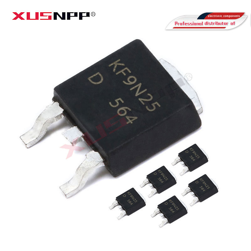 10pcs KF9N25 TO-252 9N25 TO252 FQD9N25 KF9N25D-RTF 250V KF9N25D-RTF/HS SOT FQD9N25TM อิเล็กทรอนิกส์ 