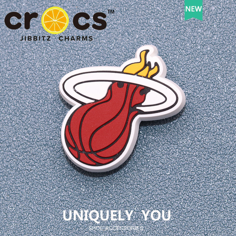 JIBBITZ cross charms ตัวติดรองเท้า โลโก้บาสเกตบอล สไตล์สปอร์ต ตัวติดรองเท้า cross