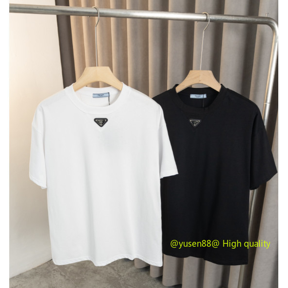 **** Hot ** เสื้อยืดสไตล์ใหม่คลาสสิก Simple Fusion โลหะสามเหลี่ยมป้าย Heavy Craft ผู้ชายผู้หญิงสไตล์เดียวกันเสื้อยืดแขนสั้นคุณภาพสูง