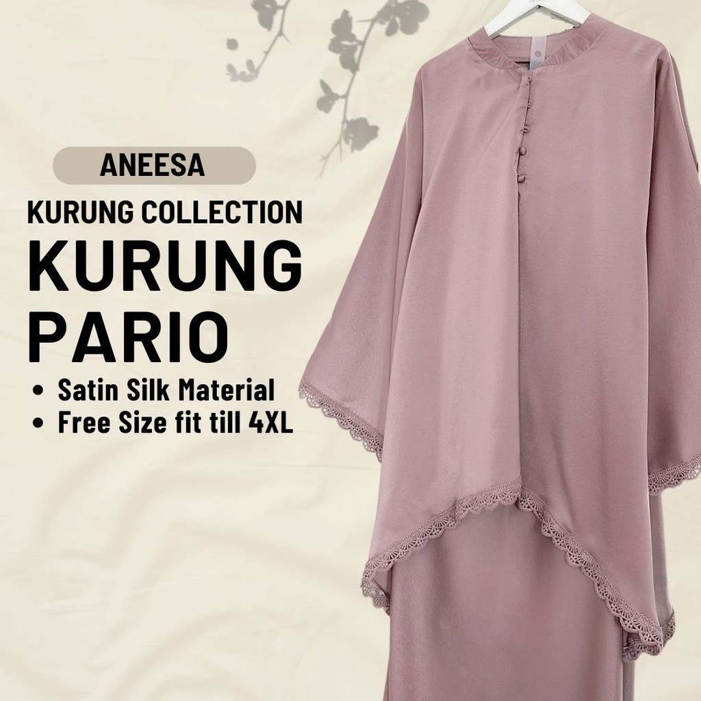 Koleksi D Modes Aneesa KURUNG PARIO KURUNG Moden 2024 ZOE ARISSA KURUNG PARIO MUSLIMAH PLUS SIZE LOO