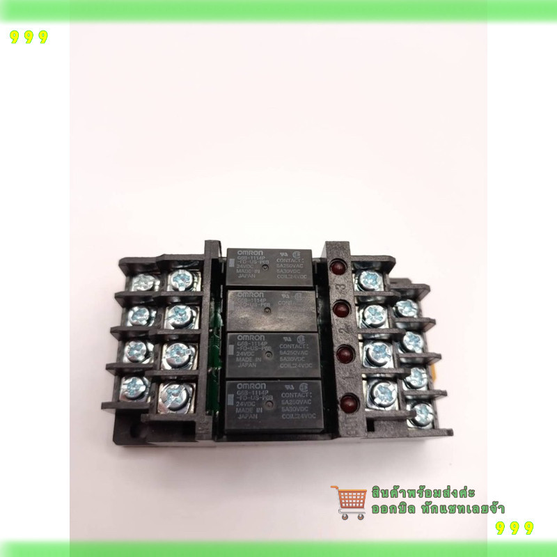 สั่งเลย! OMRON G6B-4BND+รีเลย์G6B-1114P   กรอบดำ❗️ พร้อมส่งในไทย