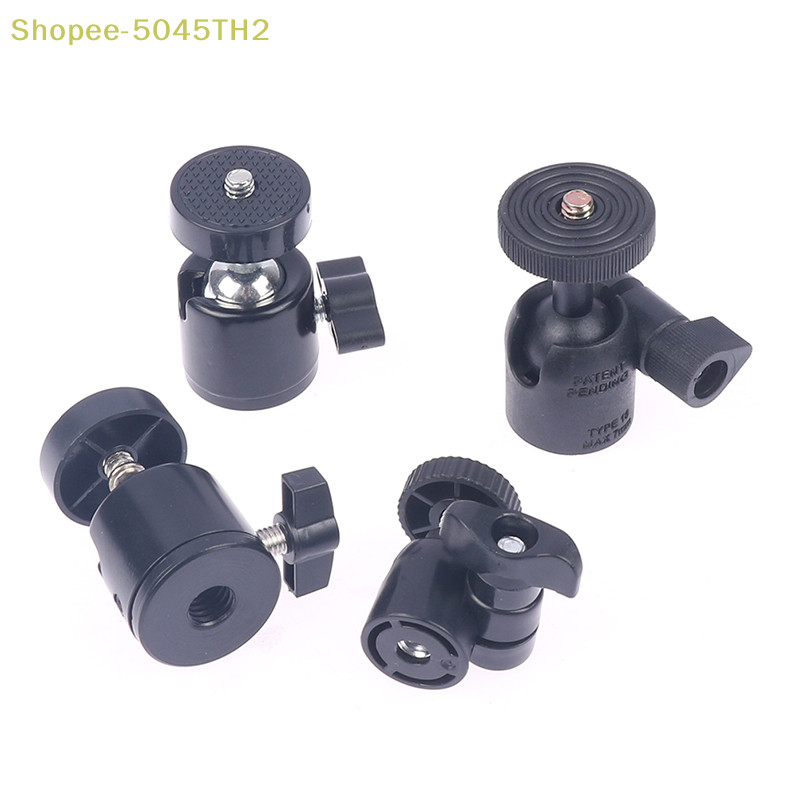 HOT-th 1/4 ขาตั้งกล้อง Gimbal Q29 Mini 360 องศาโลหะ/พลาสติกหัวเล็กสําหรับขาตั้งกล้องGimbalสมาร์ทโฟนS