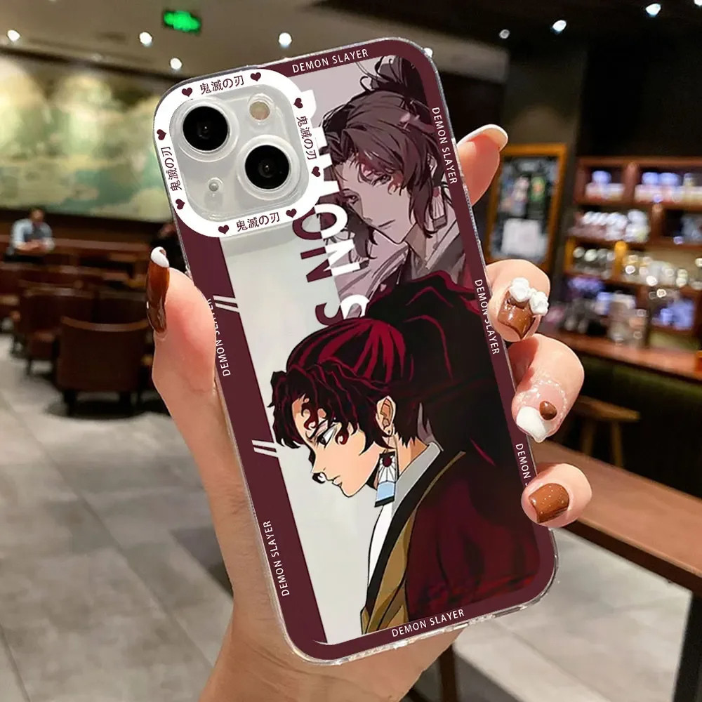 เคส iPhone Square Edge Samsung Xiaomi Oppo Tsugikuni Yoriichi Kimetsu No Yaiba อะนิเมะญี่ปุ่น