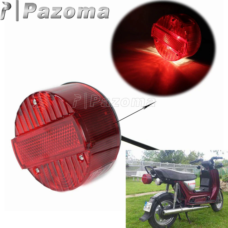 PA ไฟท้ายด้านหลังใบอนุญาตแผ่นวิ่งสำหรับ SUZUKI TS125 TS150 TS250 MZ ETZ150 ETZ250 ETZ251 ETZ301 Sims