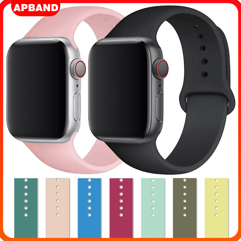 สายยางซิลิโคน for Smart Watch iwatch ULTRA 3 2 49มม. Series 11 10 9 8 7 6 5 3 2 SE Iwatch 45 46 44 41 40มม. 42มม. 38มม.