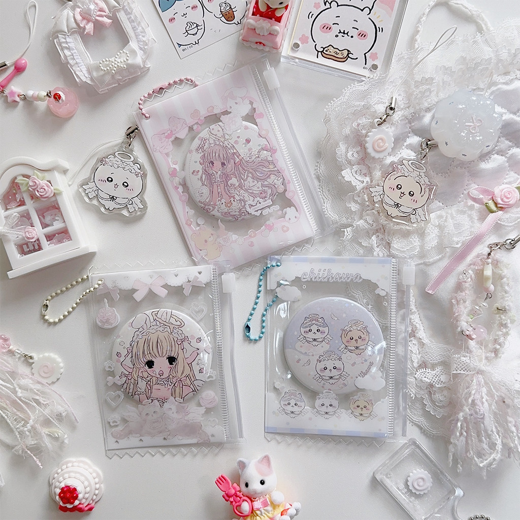 การออกแบบดั้งเดิม chikawa chikawa Series Bar Candy Bag chikawa chikawa Badge Storage Bag จี้แสดง