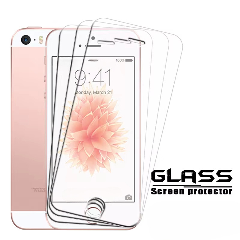 IPhone5 iPhone5S iPhoneSE 1 ชิ้น 999D คลุมทั้งหมดด้านหน้าและด้านหลัง HD ฟิล์มกระจกนิรภัยใสสําหรับ iP