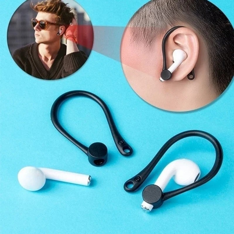 1 คู่ Anti-Lost AirPods 4 ANC 1/2/3/Pro Pro2 Earhook สําหรับ Universal หูฟังบลูทูธผู้ถือ Secure Fit Hooks Anti Loss สายรัด Protector