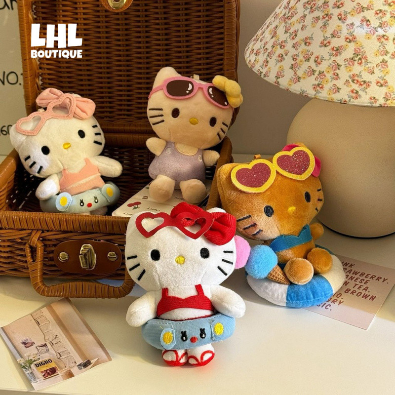 LHL BOUTIQUE จี้ คิตตี้ kitty การ์ตูน  น่ารัก ขนยาว ตุ๊กตา