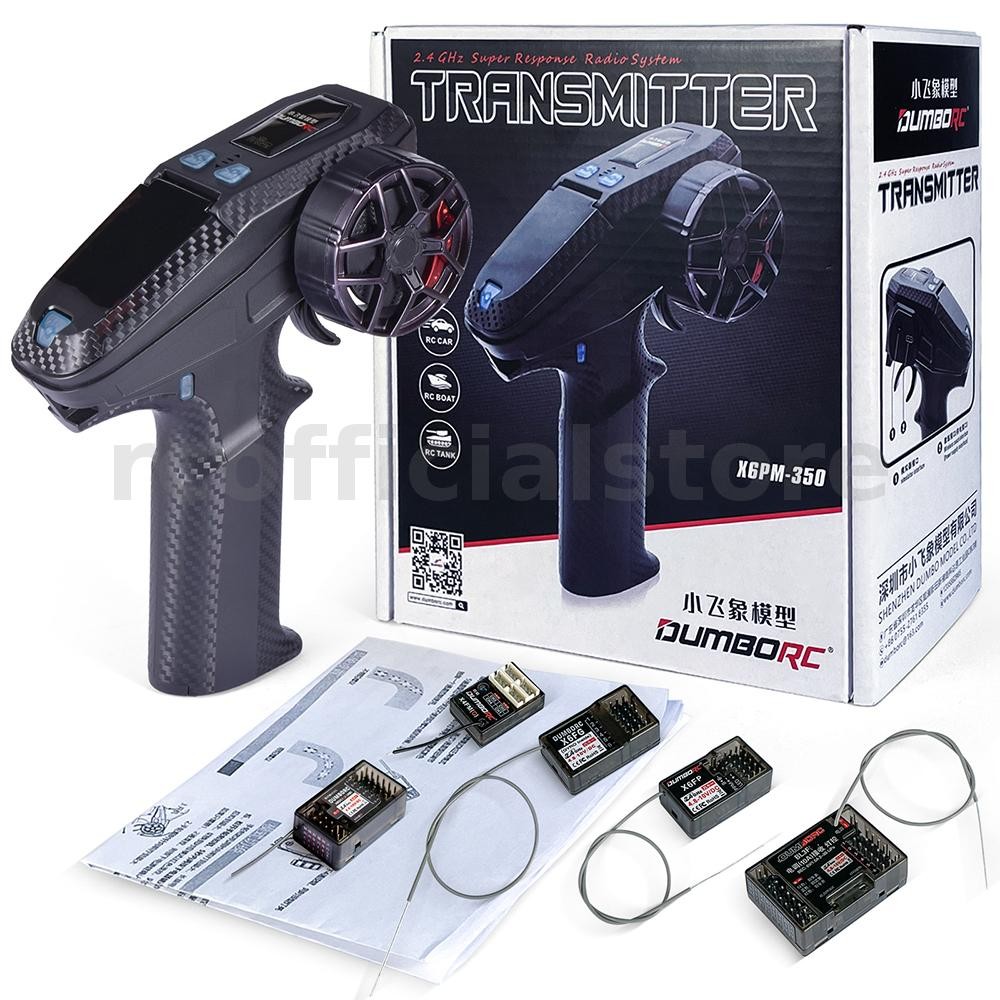 Dumborc X6PM-350 2.4GHz 6CH มินิวิทยุเครื่องส่งสัญญาณสนับสนุน Gyro X6FG/X6DCG/X6FP/X4FMG/BL3F Receiv