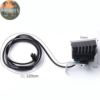 Annasun 2 in 1 E-bike Light ไฟหน้าอินพุต 36V 48V 60V สกู๊ตเตอร์ไฟฟ้าโคมไฟแฮนด์สกู๊ตเตอร์ไฟฟ้า LED ด้านหน้าพร้อมแตร TH