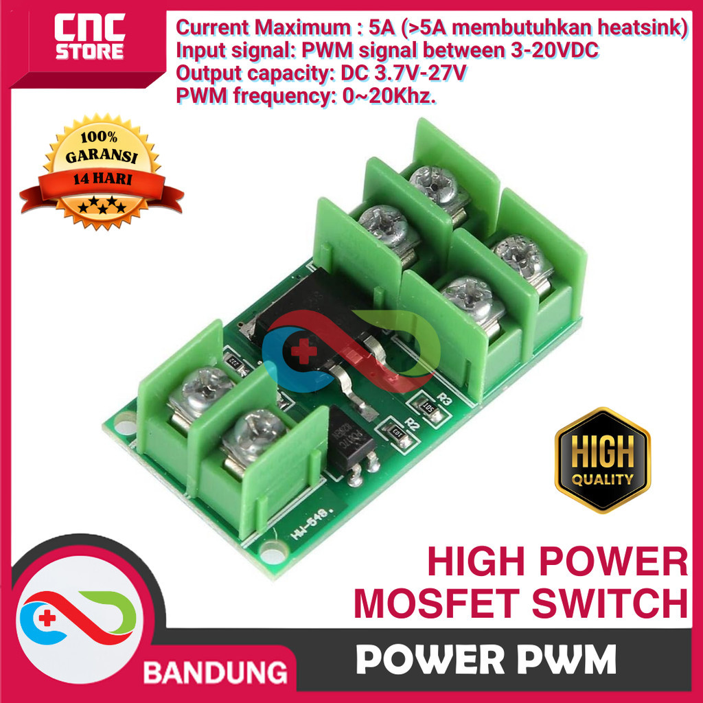 HIGH POWER MOSFET SWITCH RELAY โมดูล PWM CONTROL ISOLATED OPTOCOUPLER