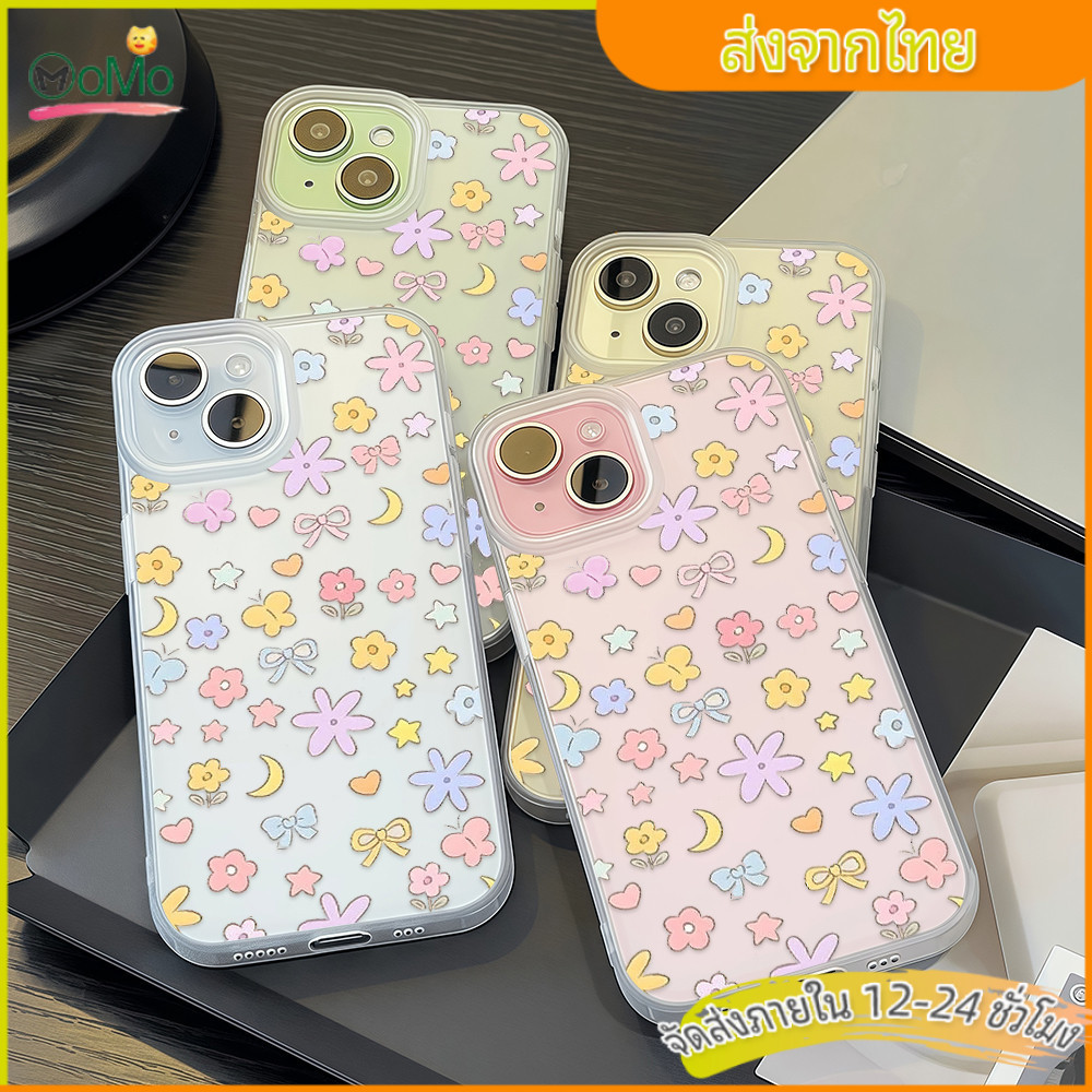 ✨ นี่ยม! MoMo ✨เคสการ์ตูนน่ารักและสด สําหรับIPhone 16 15 14 13 12 11 7 8plus Pro Promax X XS XR นี่มกับกระแทกกันฝุ่น
