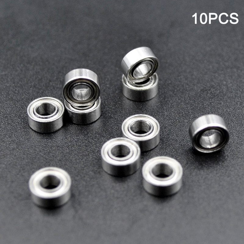 10pcs MR63 ZZ 3 * 6 * 2.5 มม.ความเร็วสูง 0630 แบริ่งขนาดเล็ก MR63ZZ Micro ball Bearing