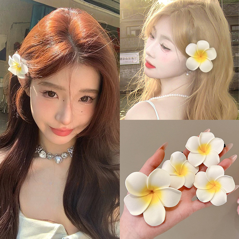 Super Fairy ไข่จําลองดอกไม้ผมการ์ดหัวดอกไม้บรรยากาศ Duckbill กิ๊บติดผมอุปกรณ์เสริม