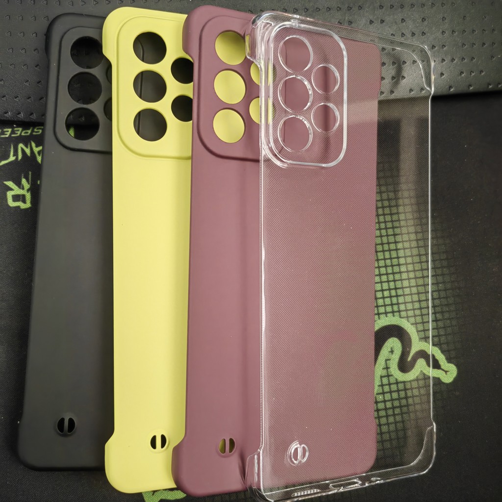 SAMSUNG Frameless Matte Hardเคสโทรศัพท์สําหรับSamsung A73 A53 A52 A33 A32 A23 5G 4G Ultra Thin ShockProofฝาครอบโทรศัพท์