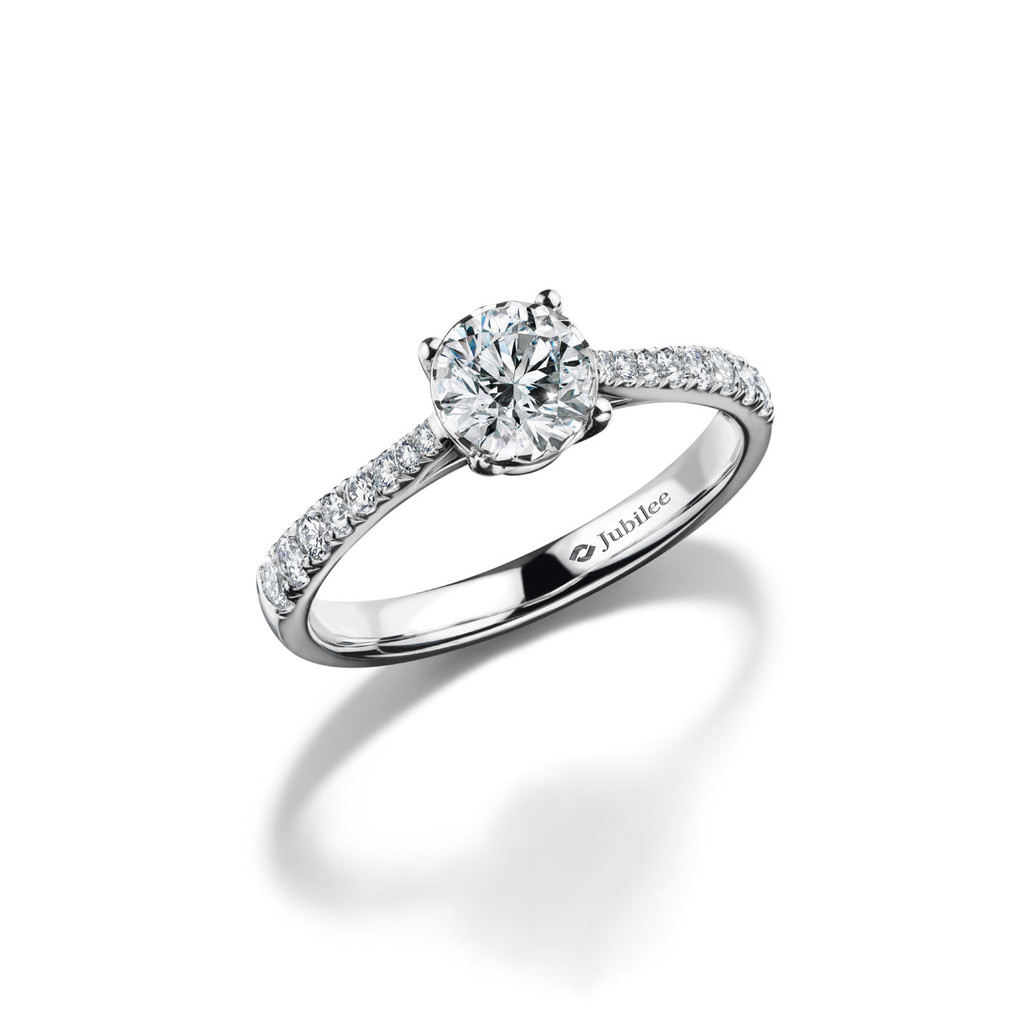 Jubilee Diamond แหวนเพชร Classic Excellence Solitaire Prong Setting Diamond Ring (Certificate: GIA) เพชรแท้