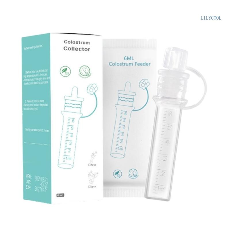 CH * 2 ชิ้น Colostrum Collector Easy Breastfeed Milk Storage Solution สําหรับ Colostrum