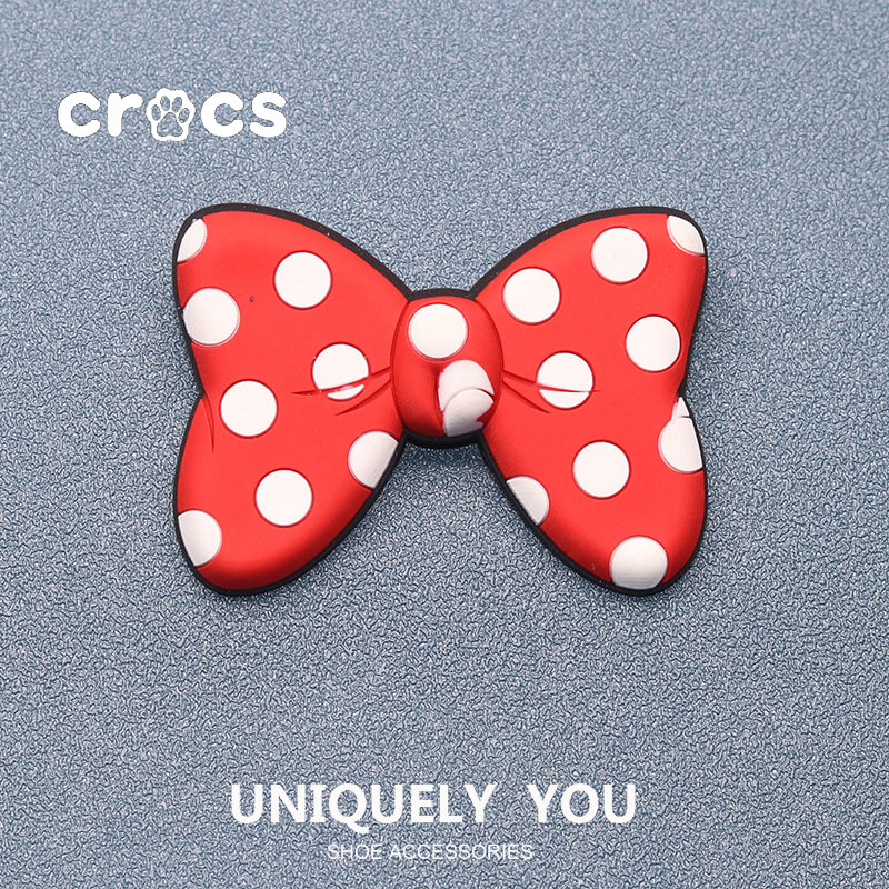 Crocs JIbbitz กัปตันอเมริกา JIbbitz Pizza Planet รองเท้าหัวเข็มขัด charm Crocs การ์ตูนโบว์อุปกรณ์เสริมรองเท้า