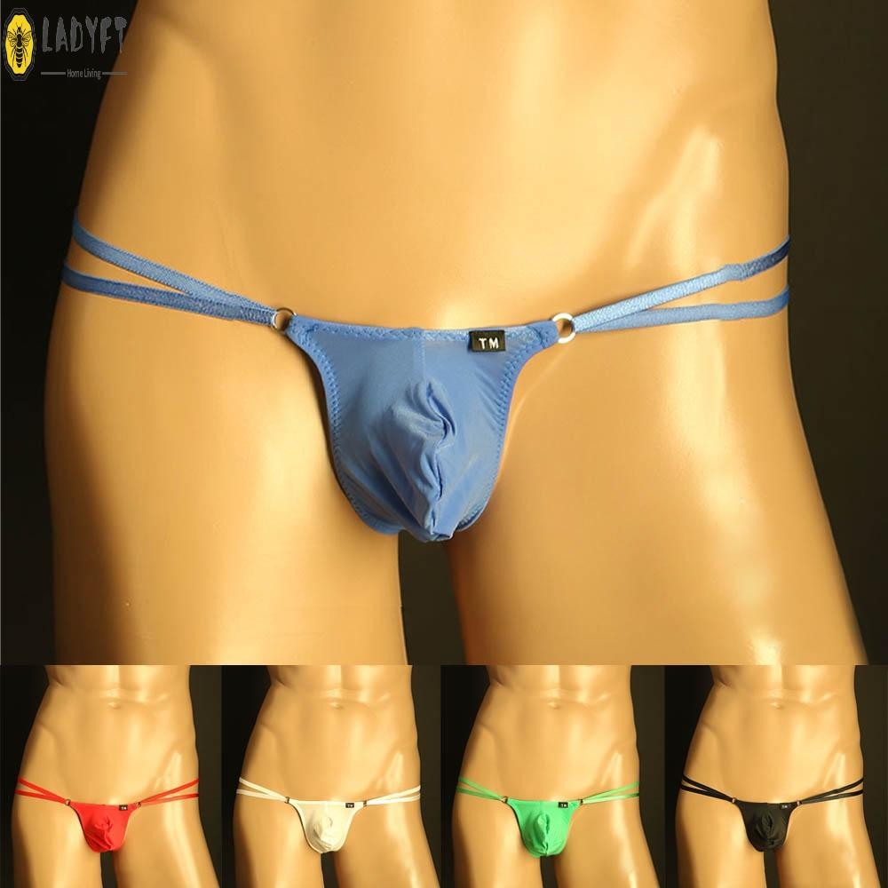 ผู้ชายกางเกงในเซ็กซี่กระเป๋าชุดชั้นในเซ็กซี่บิกินี่ กังวล จีสตริงกางเกงขาสั้นแนวราบ