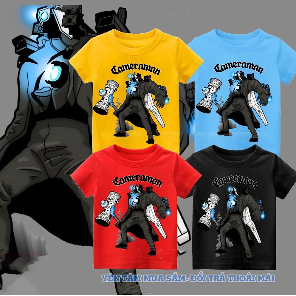 Titan Cameraman BOSS Skibidi Toilet T-Shirt Camera Monster For Baby t-shirt