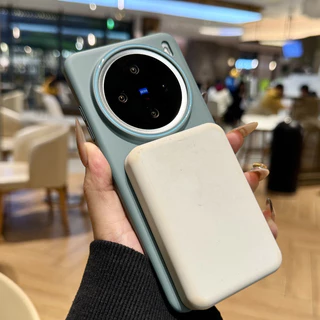 สําหรับ Vivo X100 X200 Pro Mini Ultra x100s X300 Pro Matte Hard PC Ultra Slim กลับกรณีแม่เหล็ก Frosted ป้องกันลายนิ้วมือ