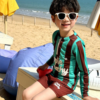 [2-9 ปี] ชุดว่ายน้ําเด็กชายหญิงเด็กทารกชุดว่ายน้ําแขนยาวสูทล…