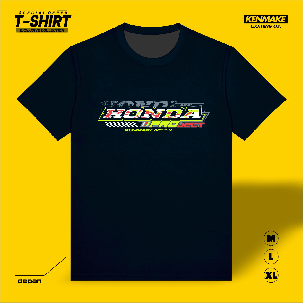 เสื้อยืด Blackedition สําหรับ CB honda โครงการ CB original kenmake distro เสื้อยืด