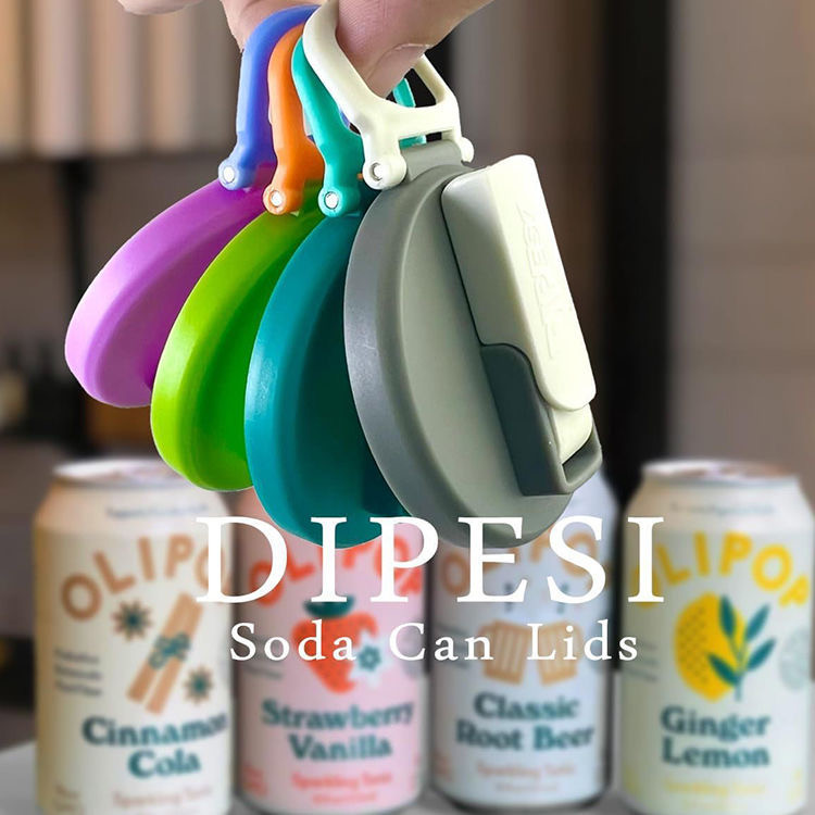 หลอดซิลิโคนฝากระป๋องโซดา ชิ้นโซดาสามารถฝาปิดหลอดซิลิโคนครอบคลุม ฝากระป๋องหลอดสามารถใช้ซ้ําได้