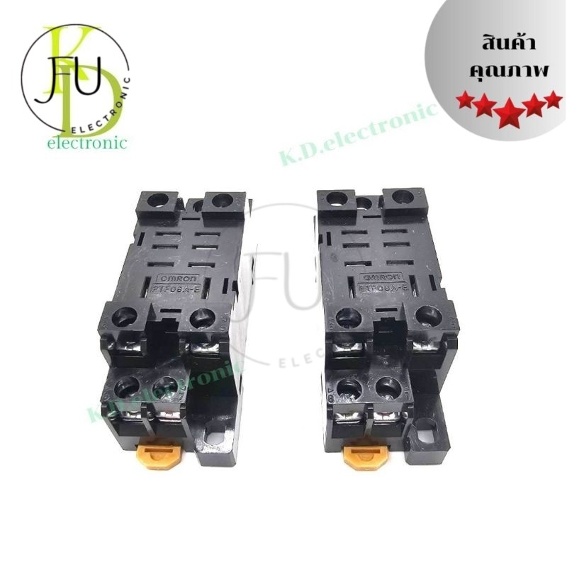 ช็อกเก็ตรีเลย์ omron  MY2 PYF08A-E 8ขา ,MY4 PYF14A-E , LY2 PTF08A-Eใช้กับรีเลย์ รุ่น MY2,MY4,LY2 พร้