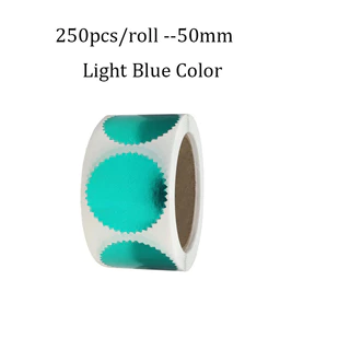 250ชิ้น/ม้วนสีนูนสติ๊กเกอร์ลายนูนแสตมป์,ปรับแต่งเปล่านูนตราฉลากธุรกิจสติกเกอร์รางวัลพรรคโปรดปราน