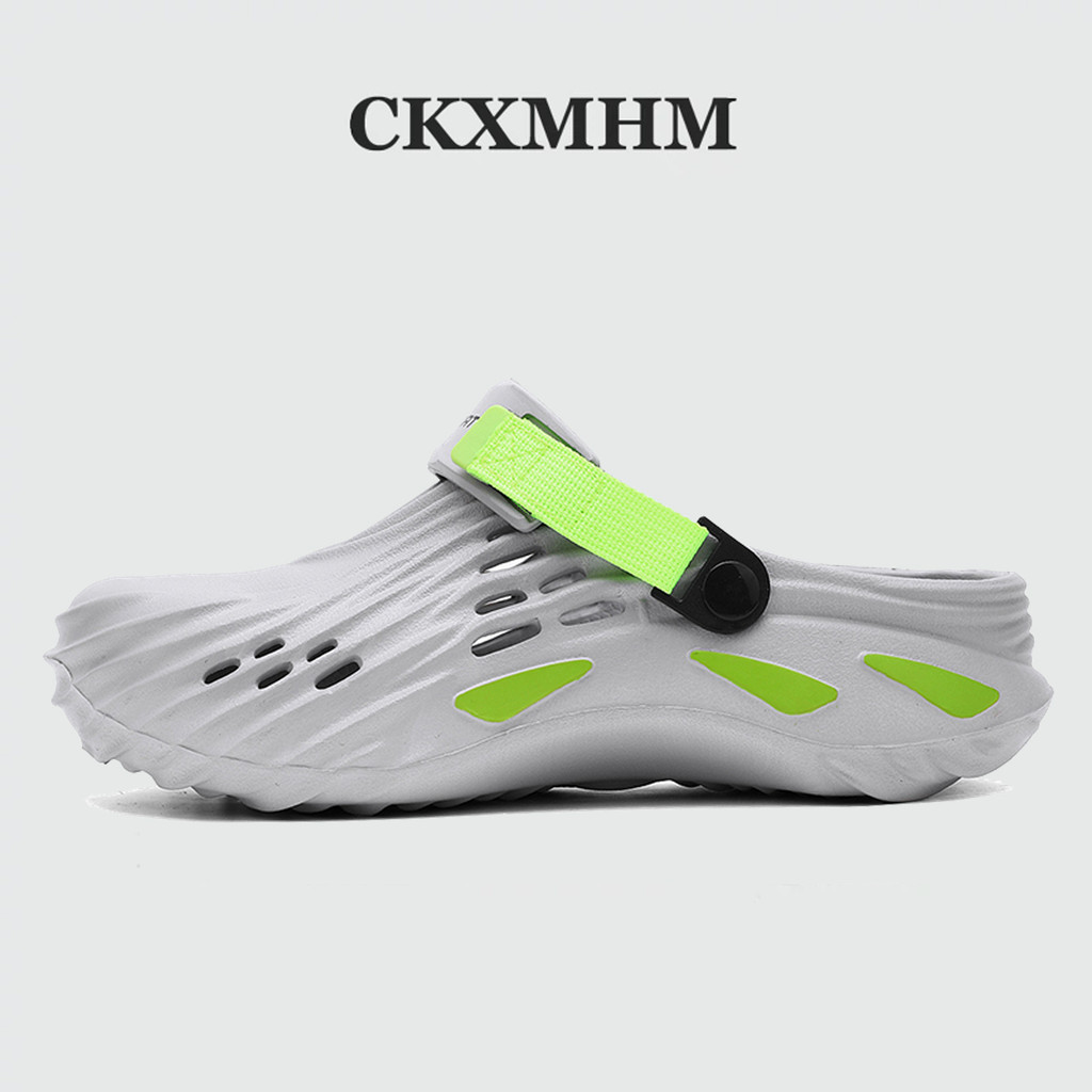 Ckxmhm 40-47 รองเท้าแตะผู้ชายรองเท้าอุดตันระบายอากาศน้ําหนักเบารองเท้าแตะรองเท้าแตะขนาดใหญ่ 46 47