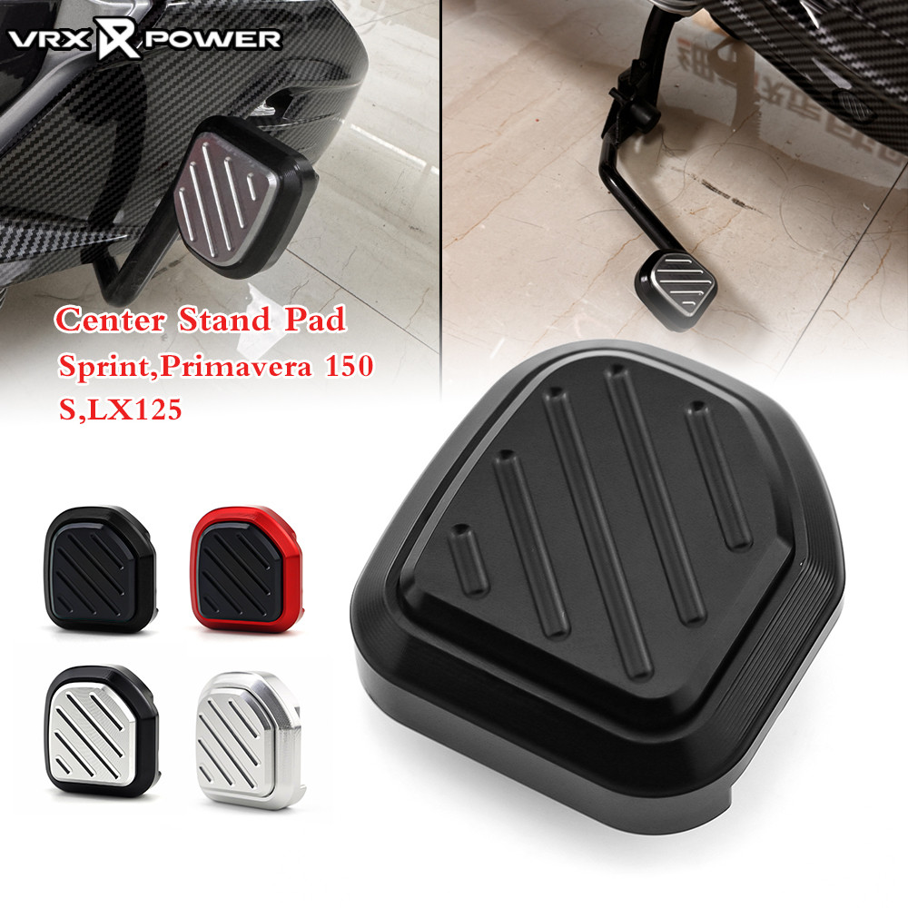 สําหรับ Vespa Sprint Primavera S125 LX125 LX150 CNC ฝาครอบขาตั้งตรงกลาง