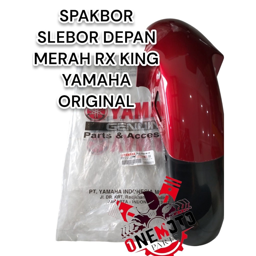 MERAH Orimoto - FRONT FENDER COMP RED RX KING YAMAHA 3KA-F1510-00-4X ORIGINAL