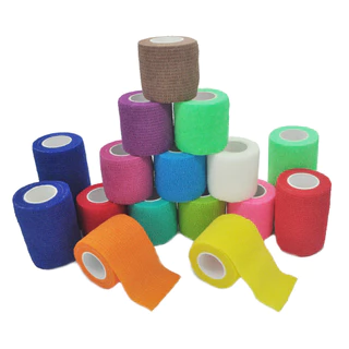 1 ชิ้น ที่มีสีสัน กีฬา กาวในตัว ผ้าพันแผล ยืดหยุ่น เทป Elastoplast สําหรับสนับเข่า สนับข้อเท้านิ้ว ปาล์ม ช่วยชุดเครื่องมือสัตว์เลี้ยง อบอุ่น
