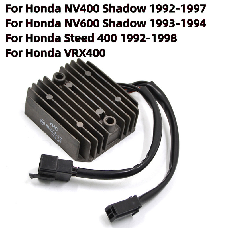 เครื่องควบคุมแรงดันไฟฟ้ารถจักรยานยนต์ สําหรับ Honda NV400 NV600 Shadow Steed 400 VRX400 NV 400 600